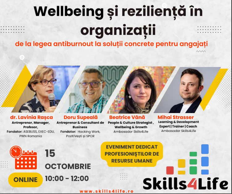Beatrice Vana – „Wellbeing și reziliență în organizații”